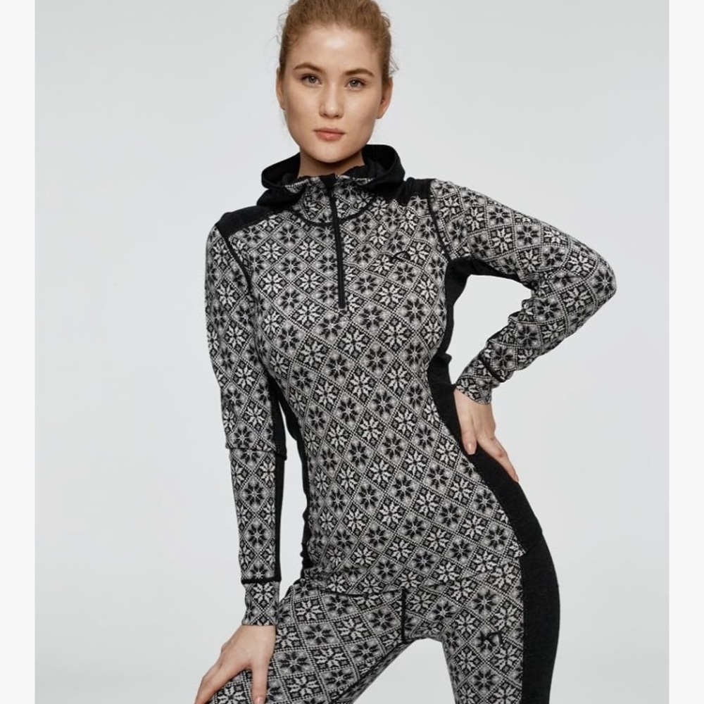 Kari Traa Gray hooded base layer